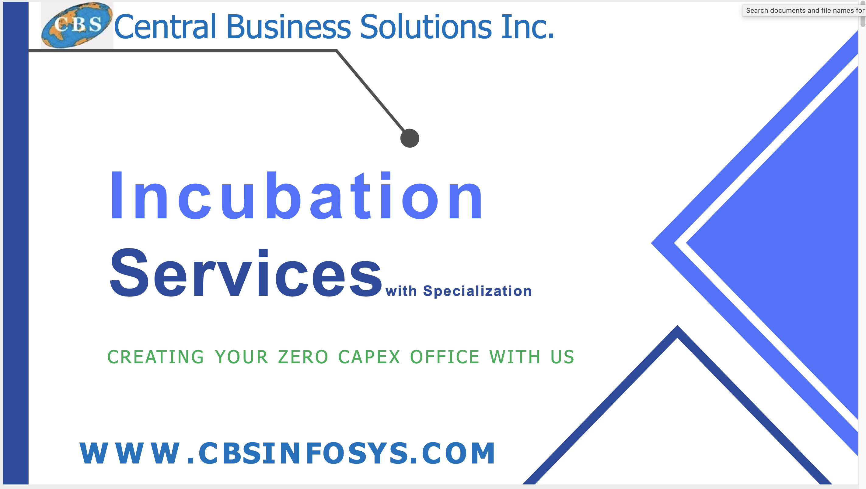 Incubation Services